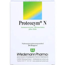 Wiedemann Pharma Proteozym N Bromelain Tabletten 20 Stück – Bild 1 von 1