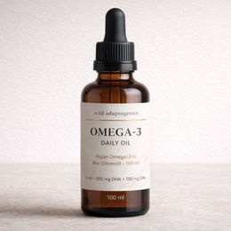 Wild Adaptogenics OMEGA-3 Daily Oil Vegan Bio Pflanzlicher Ursprung 600 ml – Bild 1 von 1