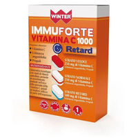 Produktbild von WINTER IMMUNOFORTE Vitamin C 1000 Ascorbinsäure Retard Tabletten 24 Stück glutenfrei und laktosefrei von Gdp -General Dietet.Pharma
