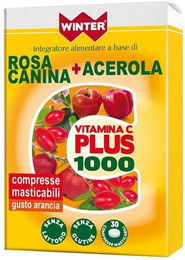 WINTER Vitamin C PLUS 1000 mit Hagebutte und Acerola Lutschtabletten glutenfrei und laktosefrei 30 Stück – Bild 1 von 1