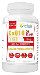 Wish Coenzym Q10 Forte Ubiquinon Lutschtabletten ohne Zusatzstoffe 60 Stück – Bild 1 von 1