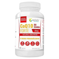 Produktbild von Wish Coenzym Q10 Forte Ubiquinon Lutschtabletten ohne Zusatzstoffe 60 Stück
