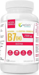 Wish Pharmaceutical Biotin 2500 µg Kapseln vegan 120 Stück – Bild 1 von 1