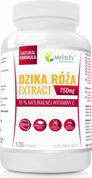Wish Pharmaceutical Wildrosenextrakt Hagebutte 750 mg Kapseln zuckerfrei für Sportler 120 Kapseln – Bild 1 von 1