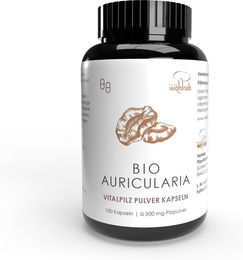Wohlrab Auricularia BIO Pilze Pulverkapseln vegan und ohne Zusatzstoffe – Bild 1 von 2