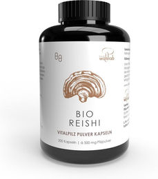 Wohlrab BIO Reishi Kapseln vegan glutenfrei laktosefrei – Bild 1 von 2
