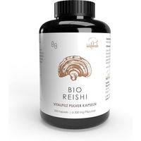 Produktbild von Wohlrab BIO Reishi Kapseln vegan glutenfrei laktosefrei