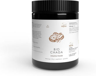 Wohlrab Chaga BIO Pulver vegan glutenfrei ohne Zusatzstoffe – Bild 1 von 2