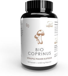 Wohlrab Coprinus BIO Pilze Kapseln vegan glutenfrei laktosefrei ohne Zusatzstoffe – Bild 1 von 1