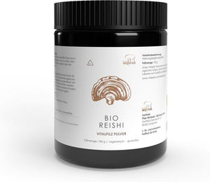 Wohlrab Reishi Bio Pulver vegan glutenfrei ohne Zusatzstoffe – Bild 1 von 2
