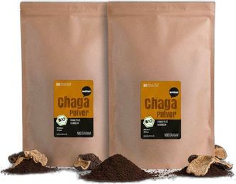Wohltuer Bio Chaga Pulver 100g Rohkostqualität ohne Zusatzstoffe – Bild 1 von 4