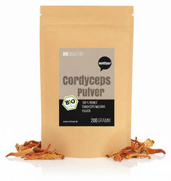 Wohltuer Bio Cordyceps Pulver Vitalpilz vegan 200g – Bild 1 von 2