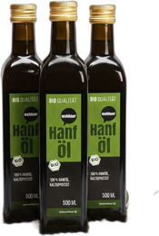 Wohltuer Bio Hanföl kaltgepresst 500 ml – Bild 1 von 2