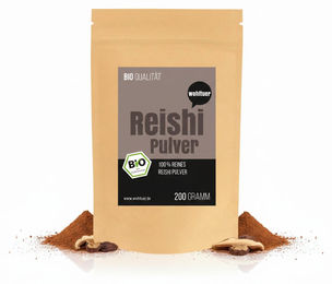 Wohltuer Bio Reishi Pulver Vitalpilz ohne Zusatzstoffe 200g – Bild 1 von 5