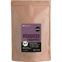 Produktbild von Wohltuer Bio Vitalpilze Powermix 100g Vitalpilz-Komplex aus Reishi, Cordyceps, Shiitake, Maitake und Chaga in Bio- und Rohkostqualität