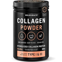 Produktbild von WoldoHealth Kollagen Typ I & III Pulver aus Rind ohne Zusatzstoffe 500g