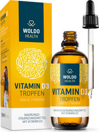 WoldoHealth Vitamin D3 1000 IE Tropfen 50 ml – Bild 1 von 1