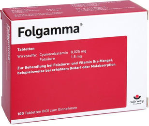 Wörwag Pharma Folgamma Tabletten – Bild 1 von 1