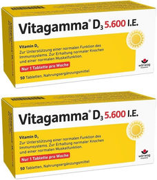 Wörwag Pharma Vitagamma D3 5600 IE Tabletten laktosefrei und glutenfrei – Bild 1 von 1