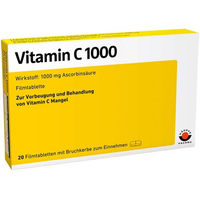 Produktbild von Wörwag Pharma Vitamin C Ascorbinsäure 1000 mg Tabletten 20 Stück