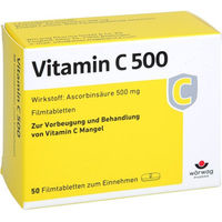 Produktbild von Wörwag Pharma Vitamin C Ascorbinsäure 500 mg Tabletten 50 Stück