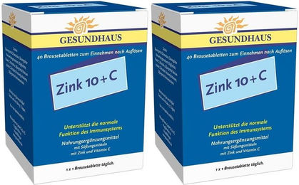 Wörwag Pharma Zink 10 + C Brausetabletten laktosefrei und glutenfrei – Bild 1 von 1