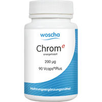 Produktbild von Woscha Chrom energetisiert 200 µg Kapseln 90 Stück vegan ohne Zusatzstoffe