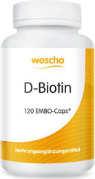 Woscha D-Biotin Kapseln vegan 120 Stück – Bild 1 von 1