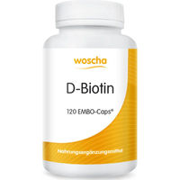 Produktbild von Woscha D-Biotin Kapseln vegan 120 Stück