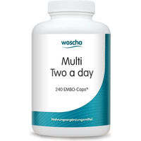 Produktbild von Woscha Multi Two a day Kapseln für Erwachsene 240 Stück