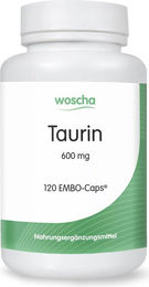 Woscha Taurin 600 mg vegan 120 Kapseln – Bild 1 von 1
