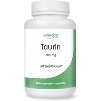 Produktbild von Woscha Taurin 600 mg vegan 120 Kapseln