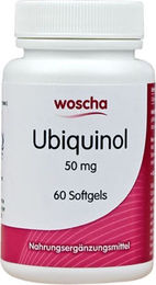 Woscha Ubiquinol 50 mg Kapseln 60 Stück laktosefrei und glutenfrei – Bild 1 von 2