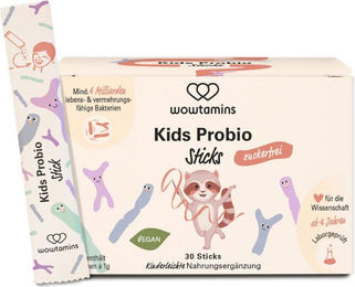 wowtamins Kids Probio Sticks zuckerfrei für Kinder – Bild 1 von 3