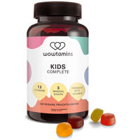 Produktbild von WOWTAMINS Kinder komplett Gummis vegan glutenfrei laktosefrei ohne Gelatine 120 Stück