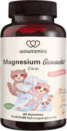 WOWTAMINS Magnesium Citrat Gummies zuckerfrei für Kinder und Erwachsene – Bild 1 von 1