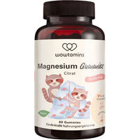 Produktbild von WOWTAMINS Magnesium Citrat Gummies zuckerfrei für Kinder und Erwachsene