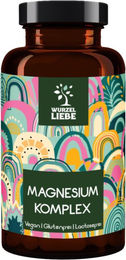 WURZELLIEBE Magnesium Komplex vegan Kapseln 400 mg elementares Magnesium 90 Stück – Bild 1 von 3