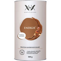 Produktbild von XbyX Energie Haselnuss Vegan Protein Pulver Mehrkomponenten Vitalstoffe Zuckerfrei