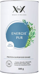XbyX Energie Pur Vegan Protein Pulver Mehrkomponenten Vitalstoffe für Frauen ab 40 Neutral 500 g – Bild 1 von 1