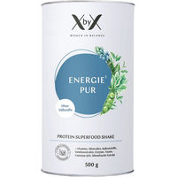 Produktbild von XbyX Energie Pur Vegan Protein Pulver Mehrkomponenten Vitalstoffe für Frauen ab 40 Neutral 500 g