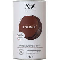 Produktbild von XbyX Energie Schokolade Vegan Protein Pulver Mehrkomponenten Vitalstoffe Zuckerfrei 500 g