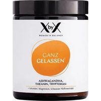 Produktbild von XbyX Ganz Gelassen Ashwagandha KSM-66 Kapseln mit Theanin und Tryptophan für Frauen zuckerfrei laktosefrei glutenfrei ohne Zusatzstoffe