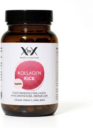 XbyX Kollagen Kick Kapseln Vegetarisches Premium Kollagen Typ I Typ V Typ X – Bild 1 von 2