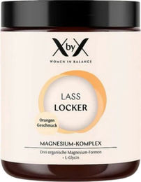 XbyX Lass Locker Magnesium Pulver Komplex Orange hochdosiert für Frauen zuckerfrei laktosefrei glutenfrei – Bild 1 von 2