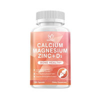 Produktbild von Xemenry Calcium Magnesium Zinc + Vitamin D3 Nahrungsergänzungsmittel für Erwachsene 120 Kapseln