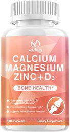 Xemenry Calcium Magnesium Zink + Vitamin D3 Nahrungsergänzungsmittel 120 Kapseln – Bild 1 von 2