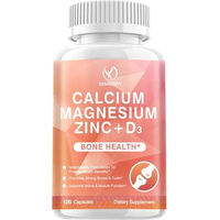 Produktbild von Xemenry Calcium Magnesium Zink + Vitamin D3 Nahrungsergänzungsmittel 120 Kapseln