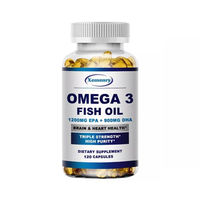 Produktbild von Xemenry Omega 3 Fish Oil 6330 mg mit EPA und DHA 120 Kapseln