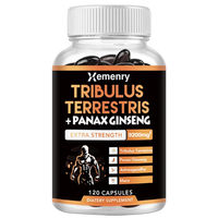 Produktbild von Xemenry Tribulus Terrestris und Panax Ginseng Nahrungsergänzungsmittel 120 Kapseln